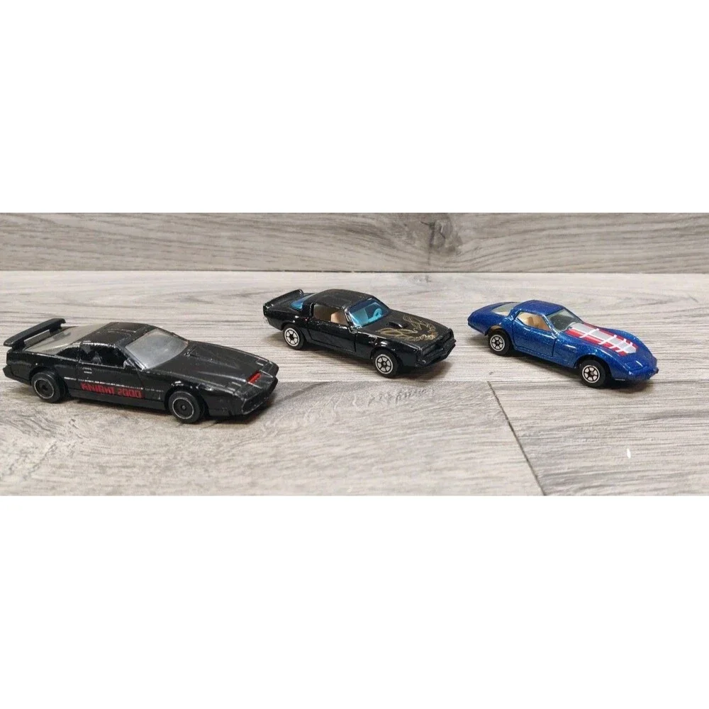 Vintage Diecast Car Lot Universal Knight 2000 KITT Macao Yatming Trans-Am Corvet